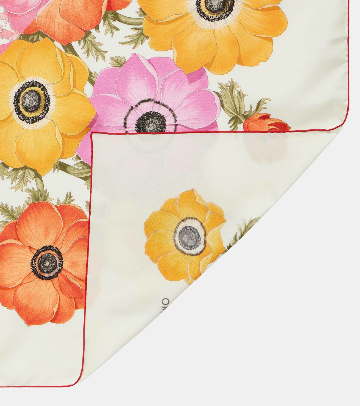 Ferragamo Floral silk twill scarf Salvatore Ferragamo