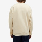 JW Anderson Men's Flocked Flower Sweatshirt in Cream