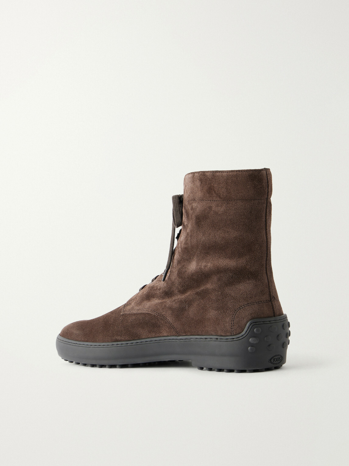 Tod's - Winter Gommino Suede Boots - Brown