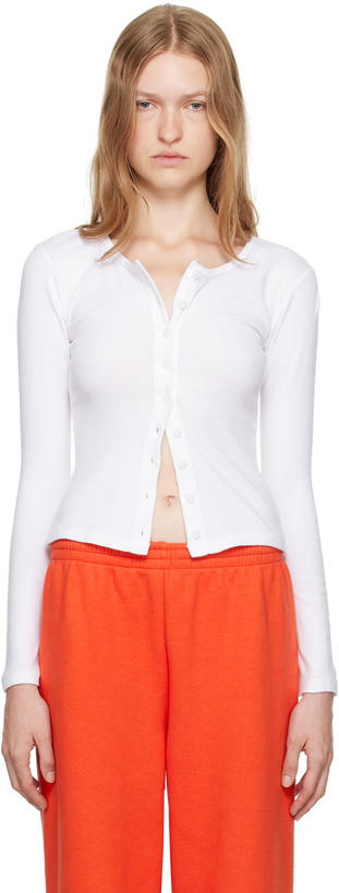 Photo: Gil Rodriguez White Sophie Cardigan