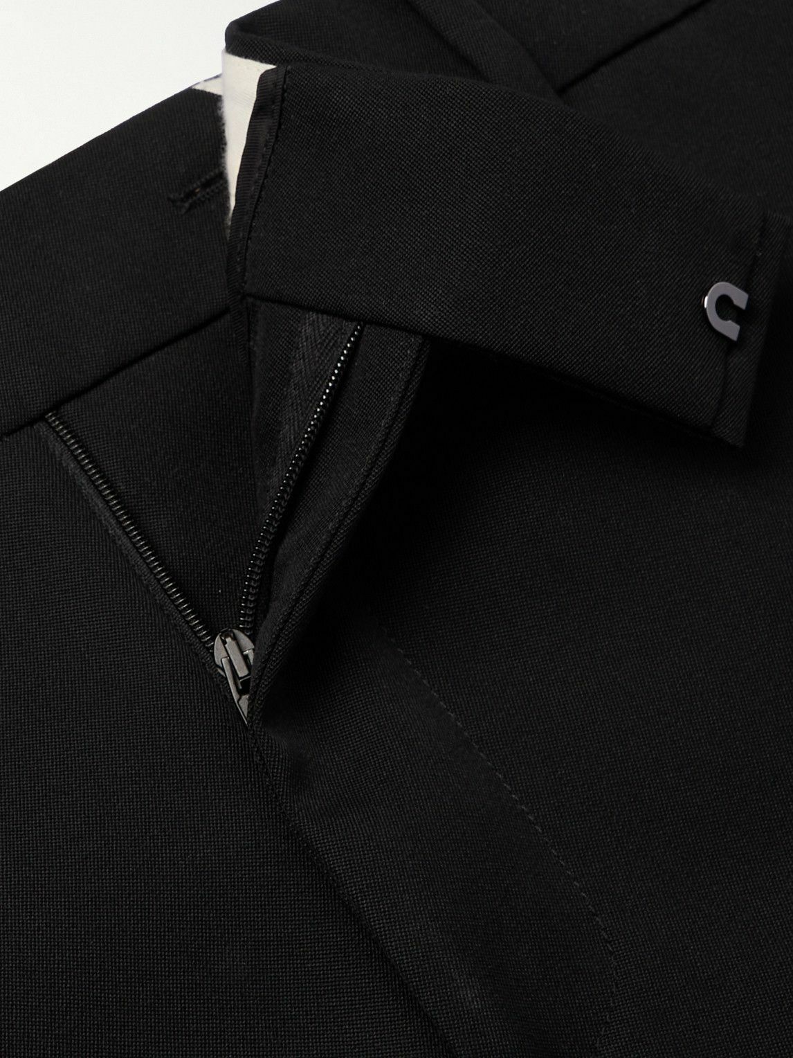 Alexander McQueen - Straight-Leg Wool Trousers - Black