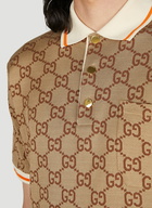 Gucci - Interlocking GG Polo Shirt in Light Brown