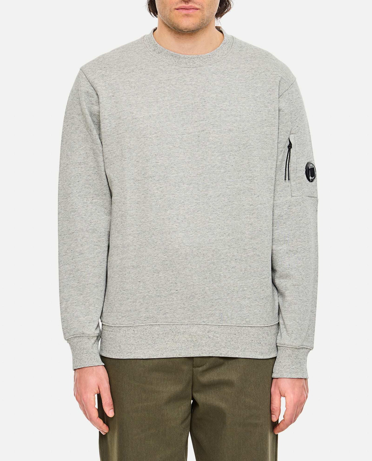 CP COMPANY｜ (Diagonal Raised Fleece Crewneck Lens Sweat C.P. Company Diagonal Raised Fleece Crewneck Lens Sweatshirt