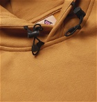 Nike - ACG Logo-Embroidered Fleece-Back Cotton-Blend Jersey Hoodie - Brown