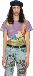 Molly Goddard Purple Graphics T-Shirt