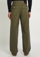 Wales Bonner Brixton Panelled Tapered-leg Trousers Olive