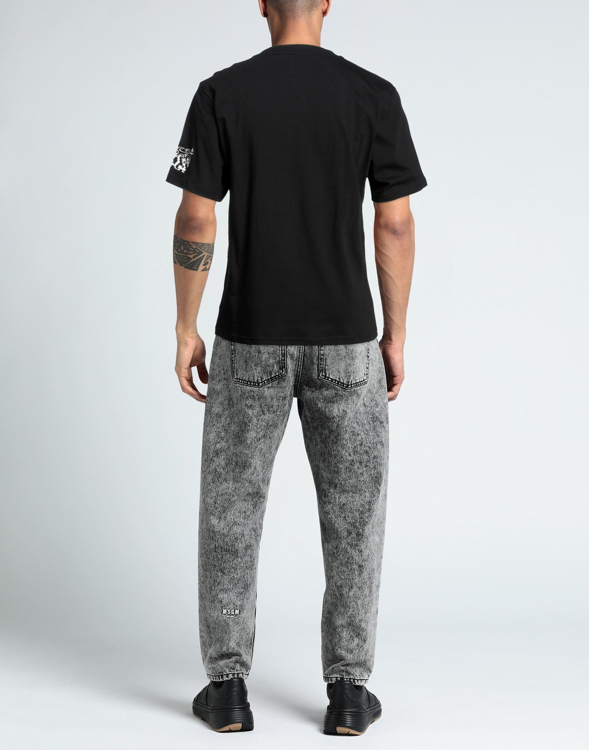 Gcds Mens T-shirt in Black