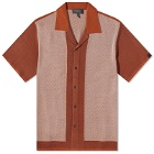 Rag & Bone Men's Herringbone Avery Shirt in Brown Multi
