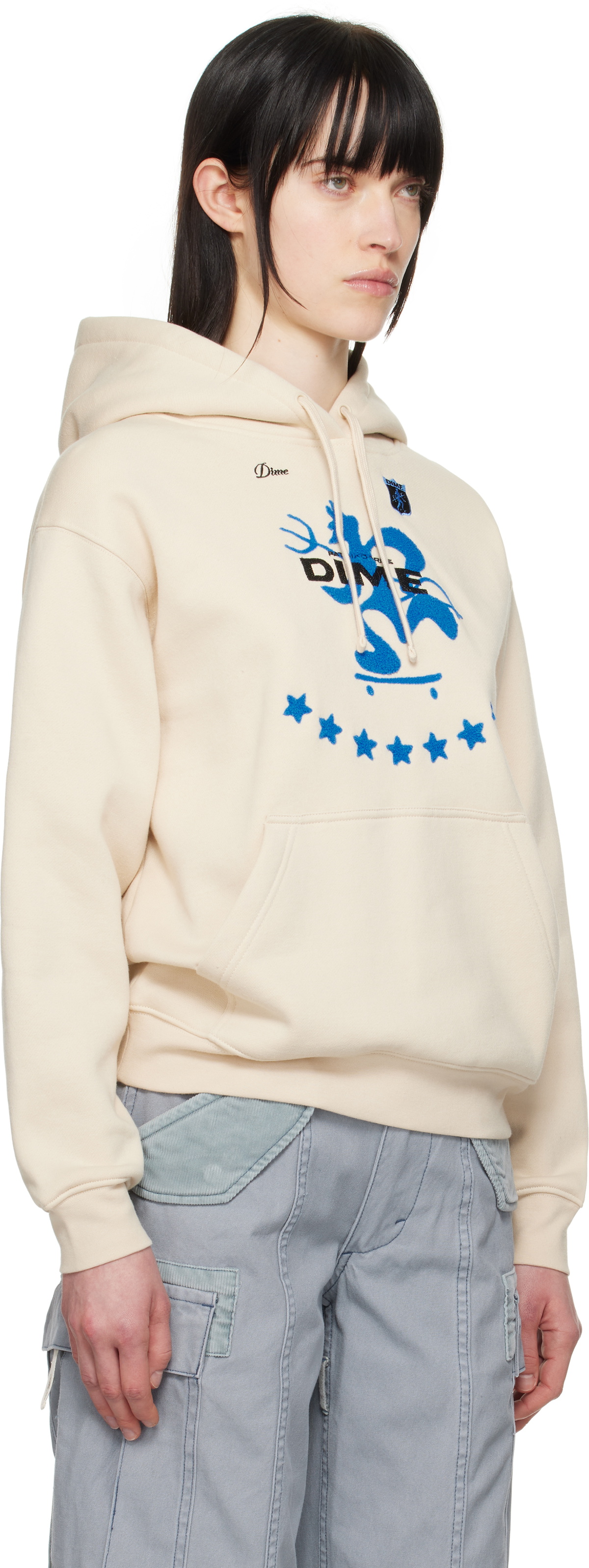 Dime Beige Patinadores Hoodie