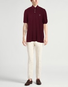Brunello Cucinelli Mens Polo shirt Burgundy