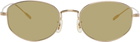 Oliver Peoples Gold Estra Sunglasses