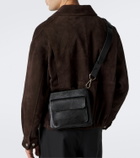 Métier Slide leather messenger bag