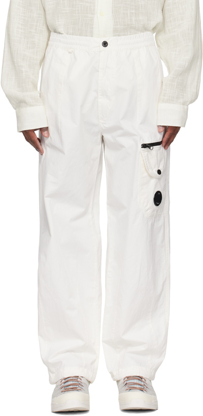 Photo: C.P. Company Off-White Microreps Boxy Cargo Lens Pants