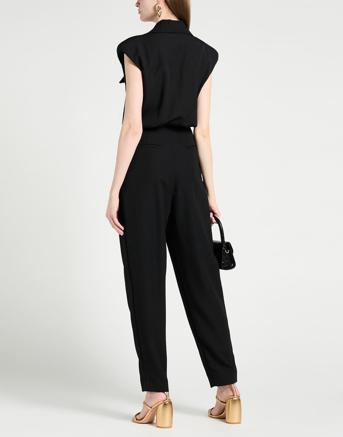 Balmain Womens Jumpsuit in Black