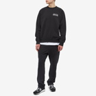 Sporty & Rich Men's Made in USA Crew Sweat in Black/White