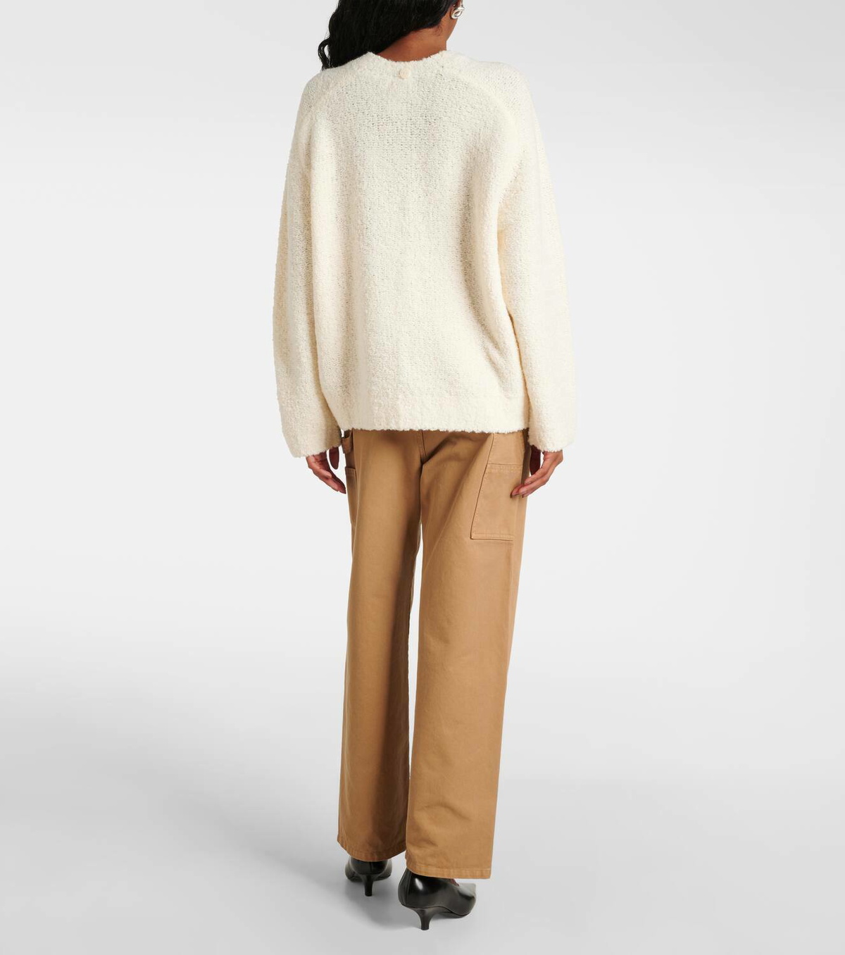 Staud Siren scarf-detail sweater