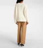 Staud Siren scarf-detail sweater
