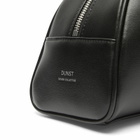 DUNST Women's Leather Bowling Bag in Black 