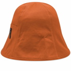 Acne Studios Men's Bernard Twill Bucket Hat in Rust Red/Brown
