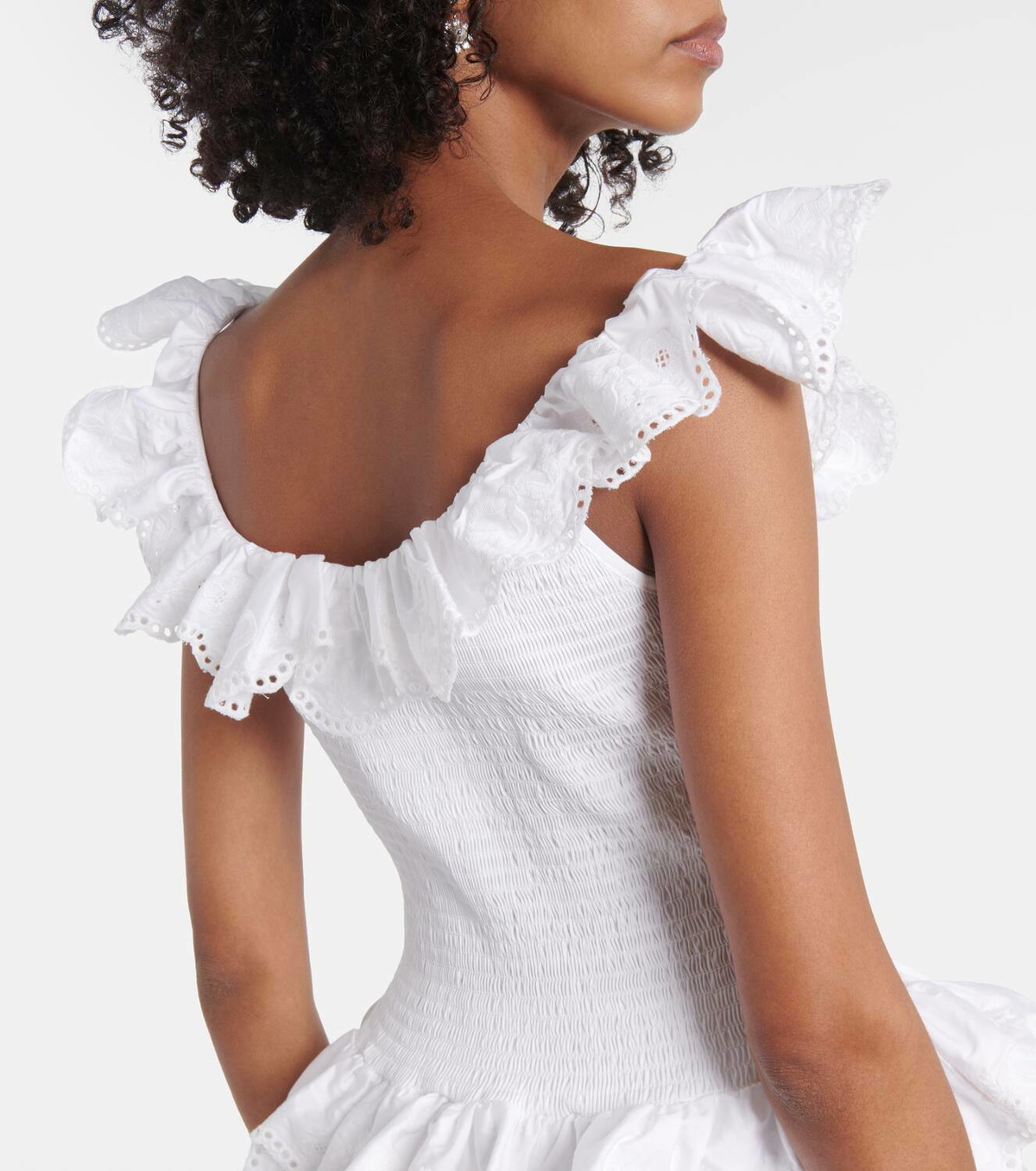 Susan Fang Ruffled cotton top