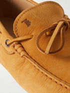 Tod's - Gommino Suede Driving Shoes - Yellow
