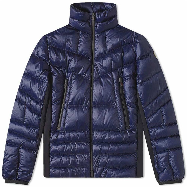 Photo: Moncler Grenoble Men's Canmore Down Jacket in Navy