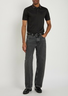 Boss Phillipson Striped Trims Polo Shirt Black