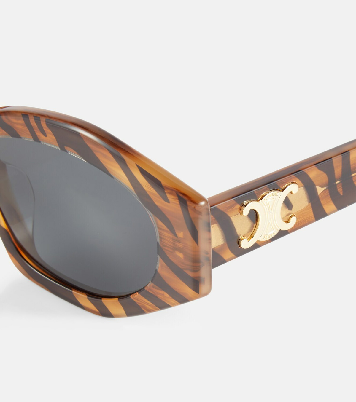 お取り置き【CELINE/セリーヌ】 SUNGLASSES CELINE EYEWEAR Triomphe crystal-embellished square-frame