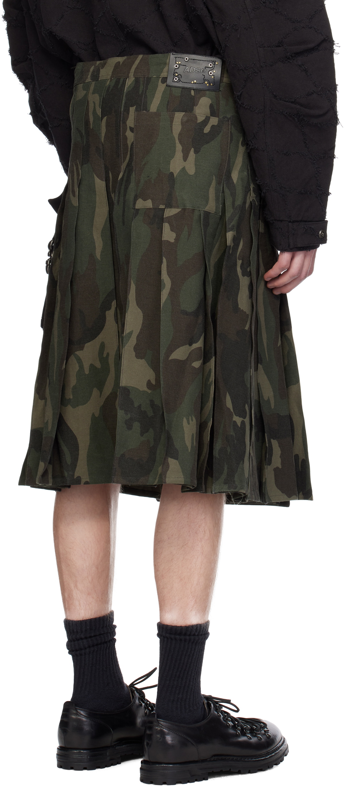 Andersson Bell Khaki Kilt Skirt