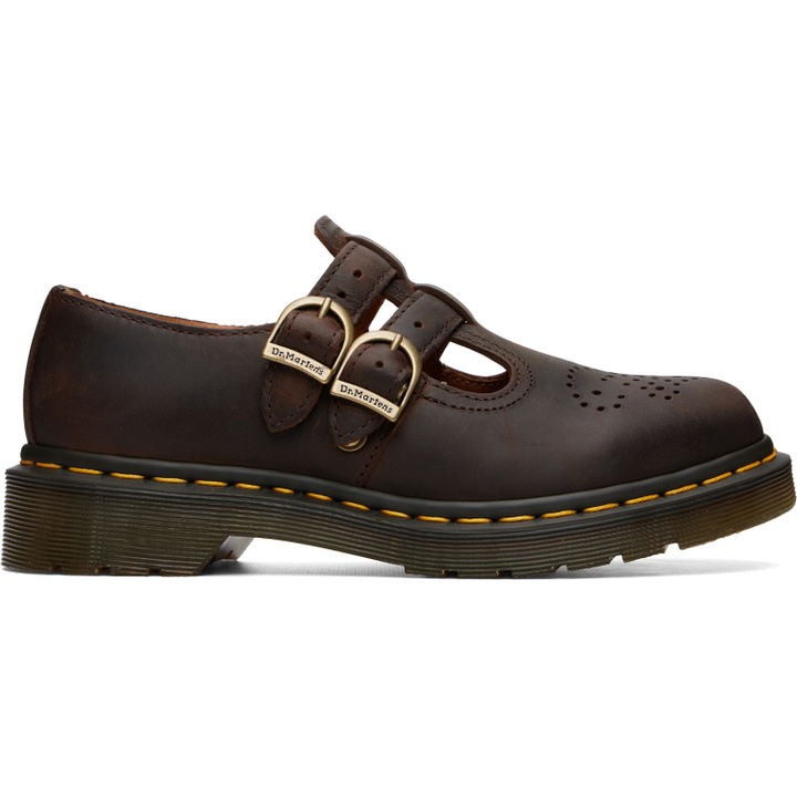 Photo: Dr. Martens Brown 8065 Crazy Horse Leather Mary Jane Loafers