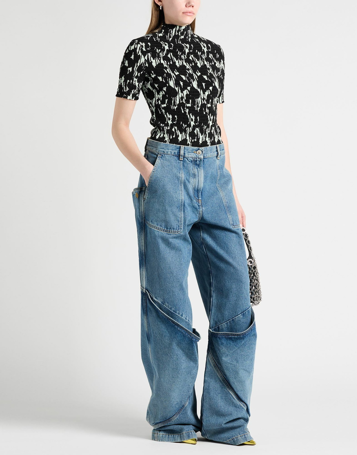 The Attico Womens Jeans in Blue