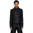 Julius Black Urban Seamed Denim Jacket