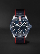 ULYSSE NARDIN - Diver X Nemo Point Limited Edition Automatic 44mm Titanium and Webbing Watch, Ref. No. 1183-170LE/93-NEMO - Blue