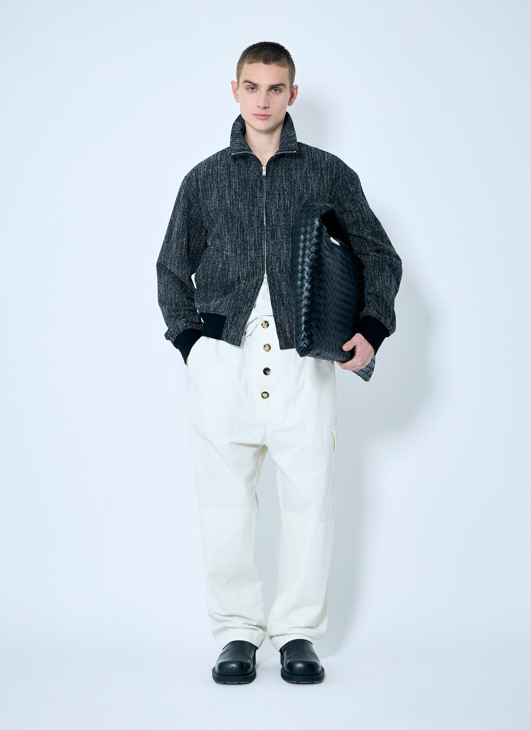 Bottega Veneta Light Cotton Twill Pants