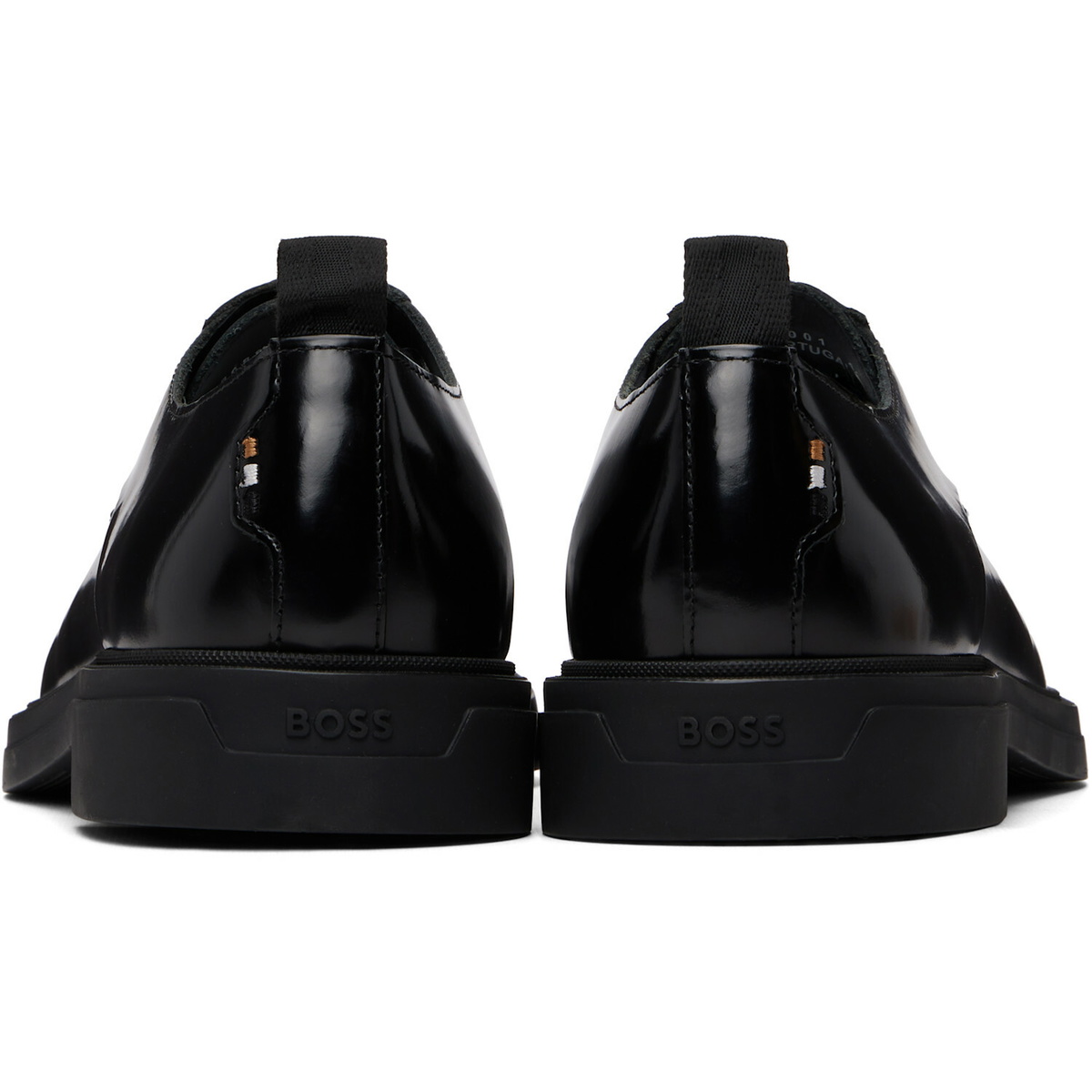 BOSS Black Embossed-Logo Derbys