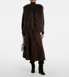 Yves Salomon Shearling vest