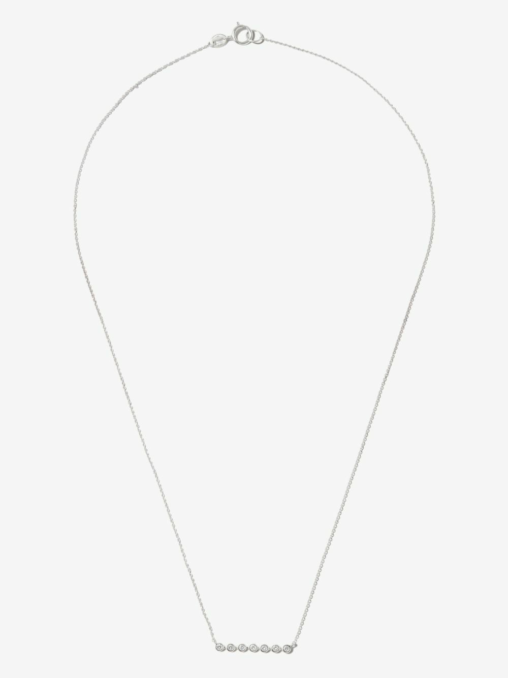 Dana Rebecca Designs 14K White Gold Lulu Jack Bar Diamond Necklace