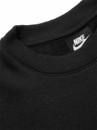 Nike - Sportswear Club Cotton-Blend Jersey Sweatshirt - Black