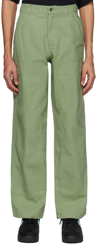 Photo: Nike Green Double Panel Trousers