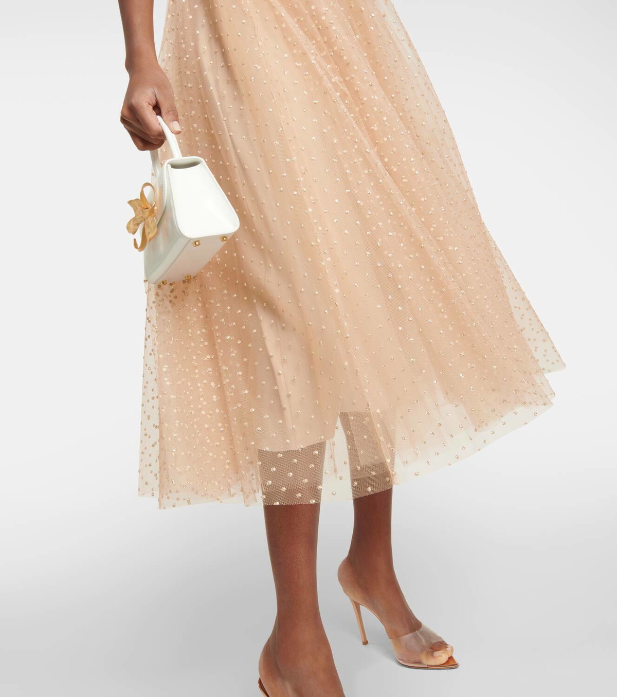 shelby midi dress Shelby Feather Knitted Midi Dress, Green / One Size