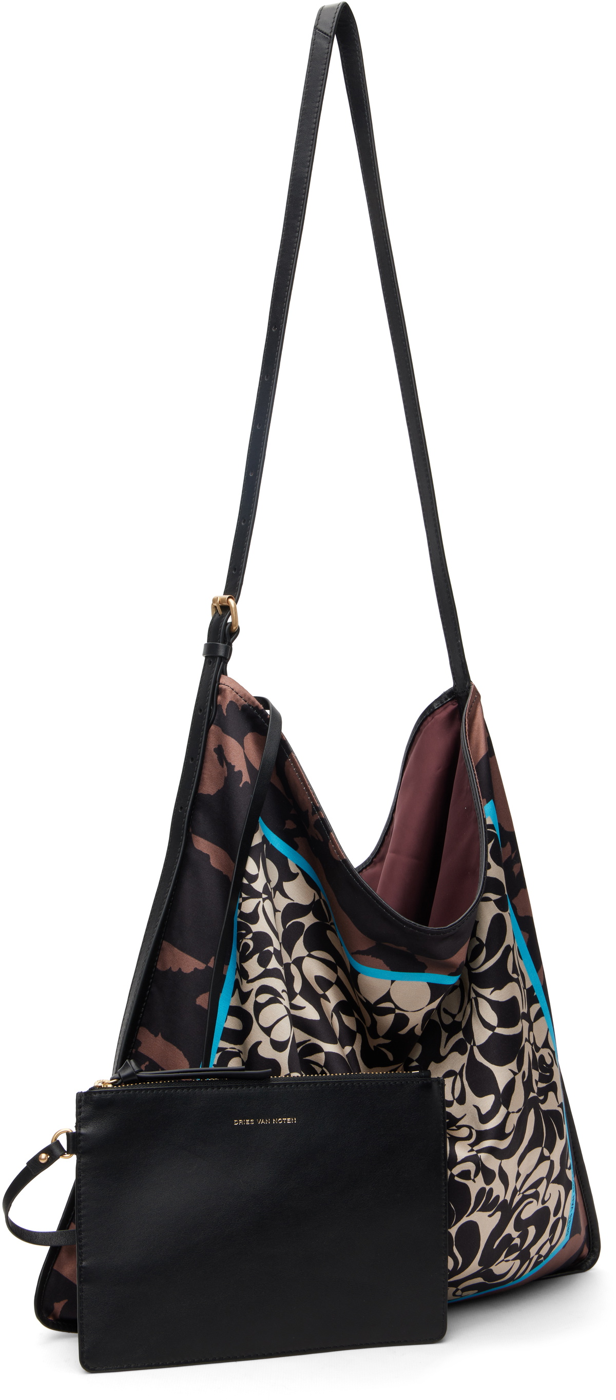 Dries Van Noten Multicolor Small Scarf Tote