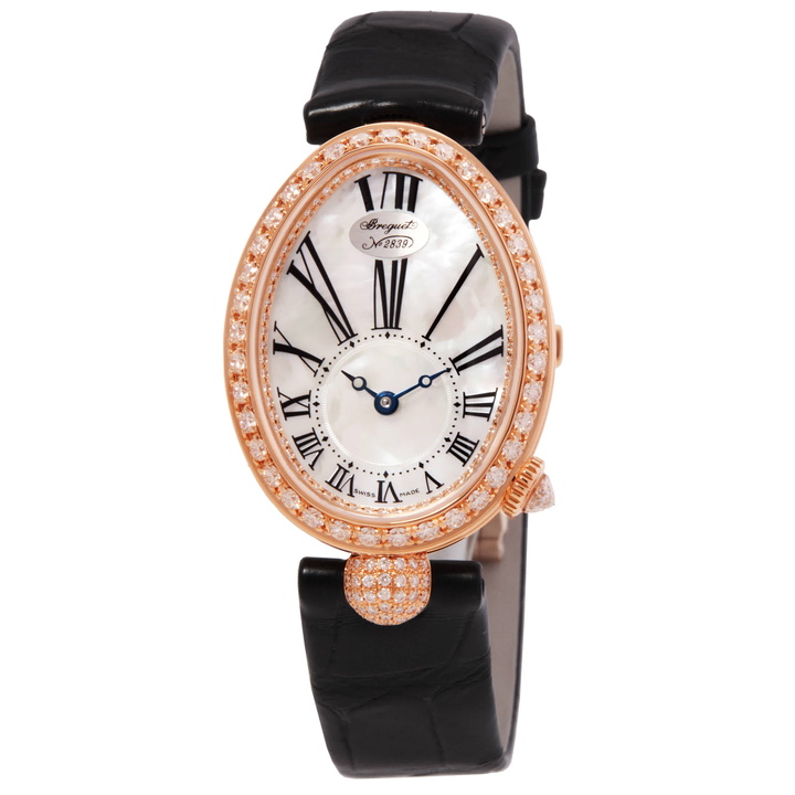 Photo: Breguet Reine De Naples Automatic Diamond White Dial Unisex Watch 8928BR51944DD0D3L