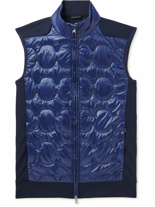 Photo: Bogner - Torin Quilted Ripstop and Stretch-Jersey Gilet - Blue