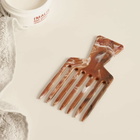 Re=Comb Recycled Hair Pik Comb in Bitter Bark