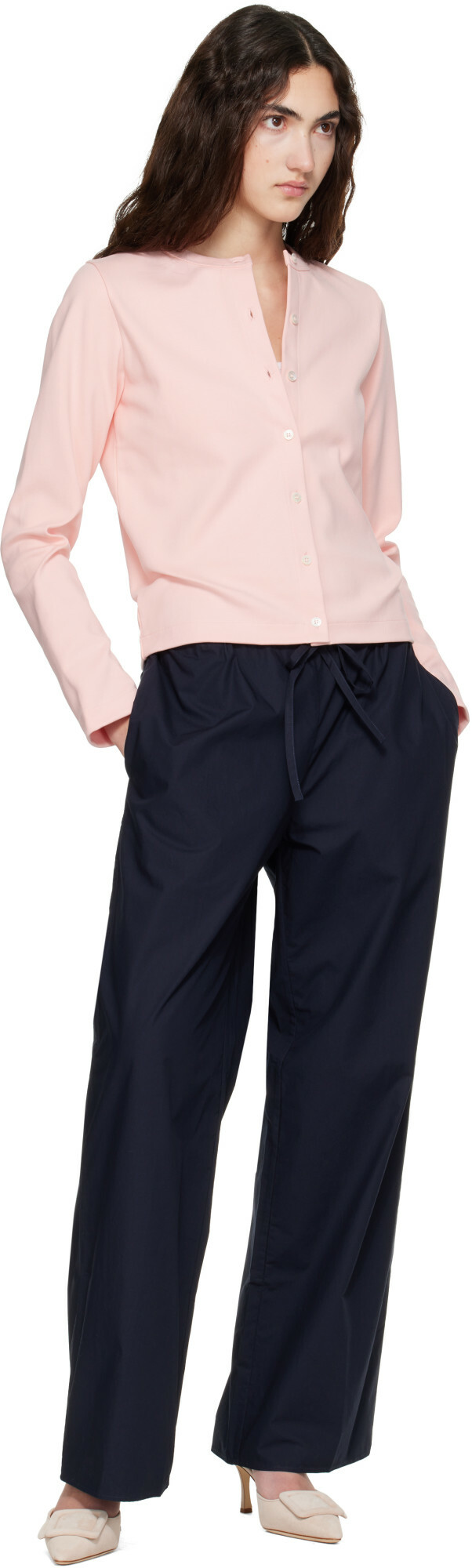 FLORE FLORE Pink Poppy Cardigan