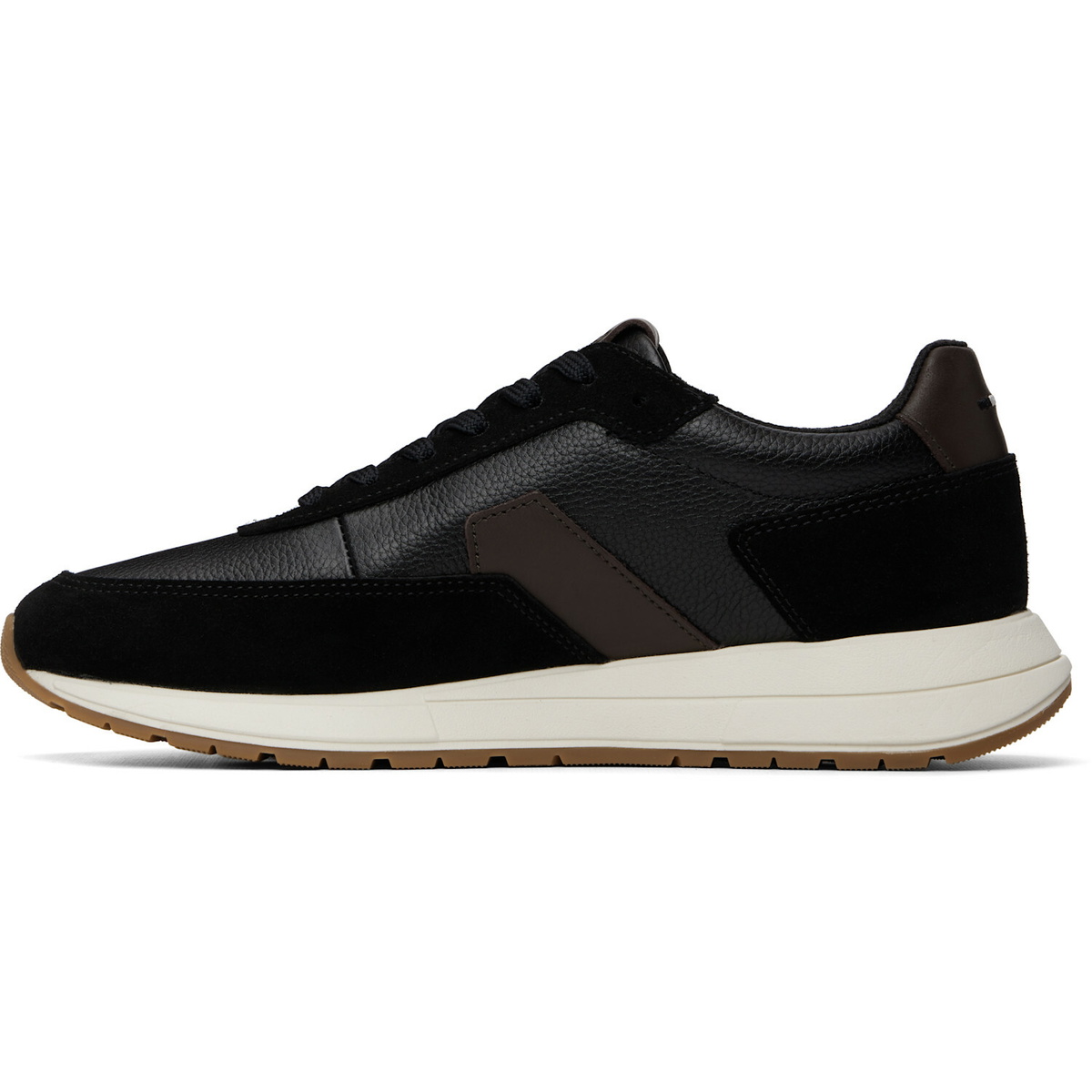 BOSS Black Leather Sneakers
