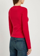 Good American Stretch-cotton T-shirt Red