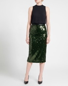 Jucca Womens Midi skirt Dark in Green