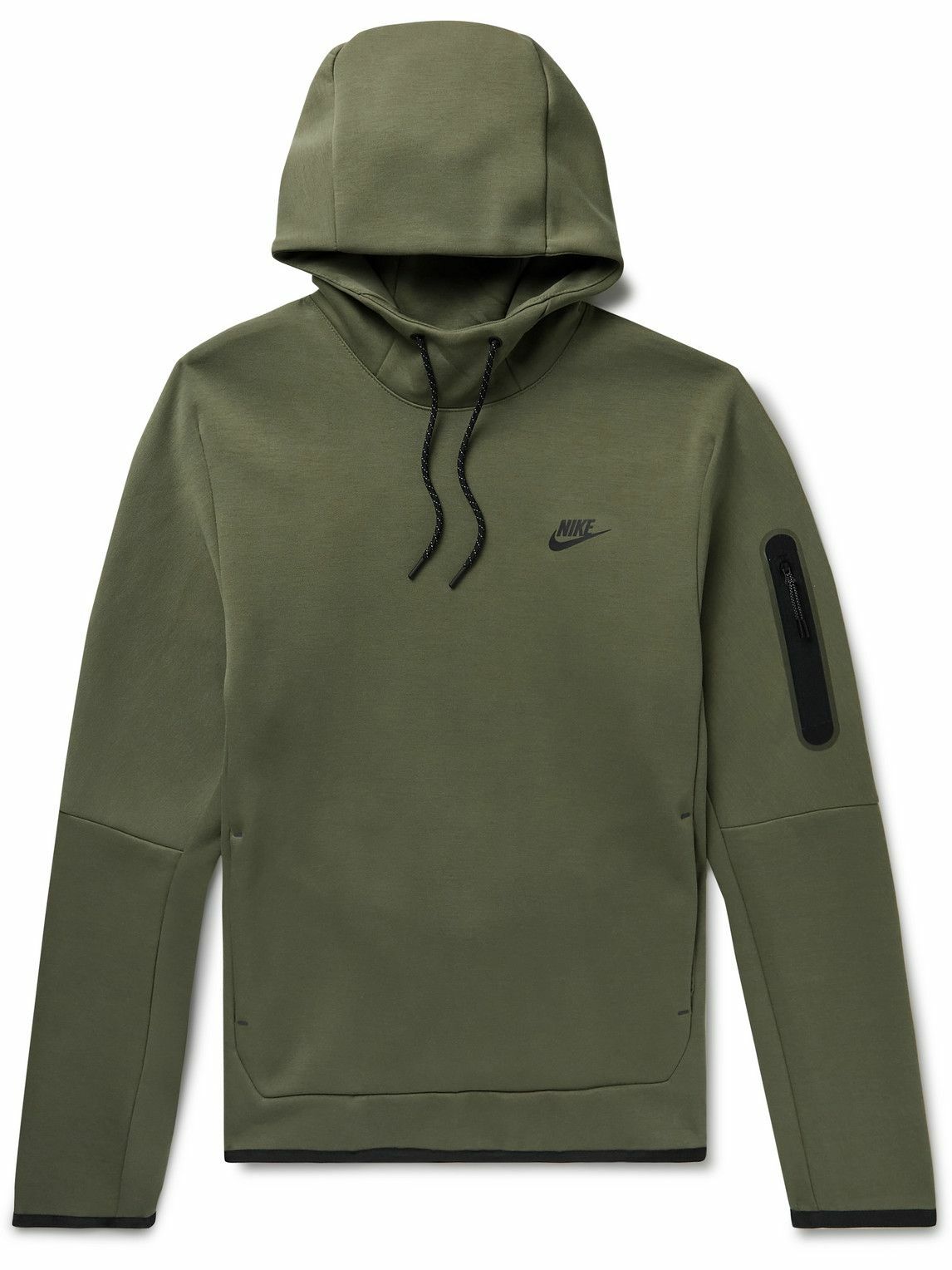 Nike - Sportswear Cotton-Blend Tech Fleece Hoodie - Green Nike