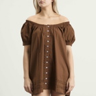 Damson Madder Women's Jayne Mini Dress in Choc
